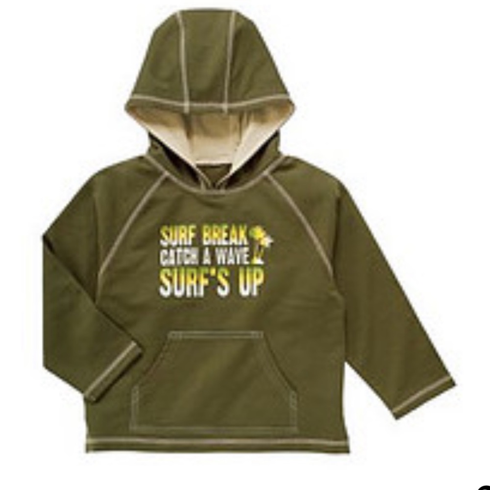 NWT Gymboree 2008 Global Surf Surf's Break Catch a Wave Surf's Up Hoodie Size 4